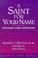 Cover of: A Saint for Your Name