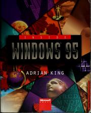 Cover of: Inside Windows 95 by Adrian King
