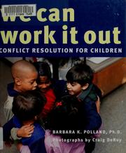 Cover of: We Can Work It Out: Conflict Resolution for Children