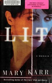 Cover of: Lit: a memoir
