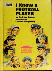 Cover of: I know a football player.