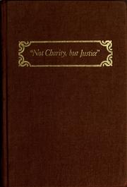 Cover of: "Not charity, but justice": the story of Jacob A. Riis