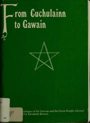 Cover of: From Cuchulainn to Gawain: sources and analogues of Sir Gawain and the Green Knight