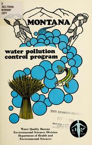 Cover of: Montana water pollution control program by Montana. Water Quality Bureau