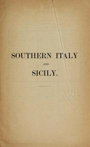 Cover of: Italy : handbook for travellers