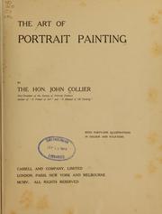 Cover of: The art of portrait painting by Collier, John