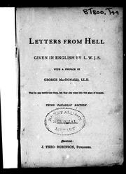 Cover of: Letters from hell