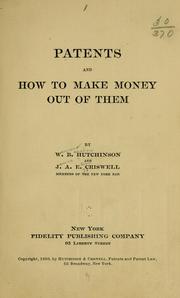 Cover of: Patents and how to make money out of them