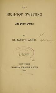 Cover of: The high-top sweeting by Elizabeth Akers Allen