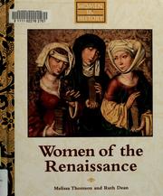 Cover of: Women of the Renaissance by Melissa Thomson