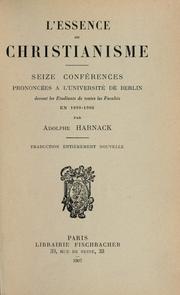 Cover of: L'essence du christianisme: seize conferences, traduction entièrement nouvelle