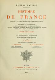 Cover of: Histoire de France depuis les origines jusqu'à la révolution: depuis les ...