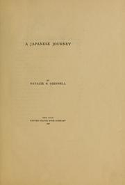 Cover of: A Japanese journey