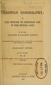 Cover of: Christian iconography by Adolphe Napoléon Didron