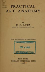 Cover of: Practical art anatomy by Edwin George Lutz