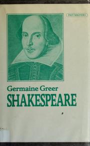 Cover of: Shakespeare by Germaine Greer