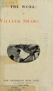 Cover of: The Works of William Shakespeare
