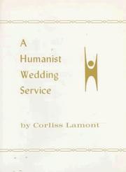 Cover of: A Humanist Wedding Service