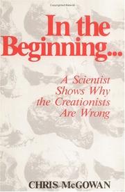 Cover of: In the beginning-- by Christopher McGowan