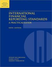 Cover of: INTERNATIONAL FINANCIAL REPORTING STANDARDS: A PRACTICAL GUIDE