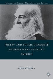 Cover of: Poetry and public discourse in nineteenth-century America
