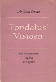 Cover of: Tondalus' visioen by Anthonie Donker