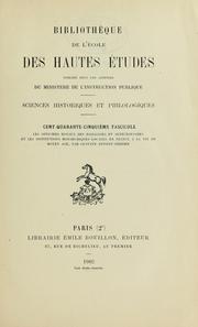 Cover of: Les officiers royaux des bailliages et sénéchaussées et les institutions monarchiques locales en France à la fin du moyen age