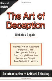 Cover of: The art of deception