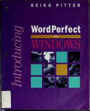 Cover of: Introducing WordPerfect for Windows