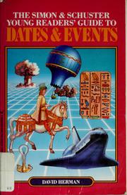 Cover of: The Julian Messner young readers' guide to dates & events