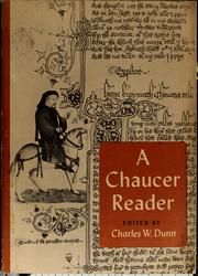 Cover of: A Chaucer reader: selections from the Canterbury tales