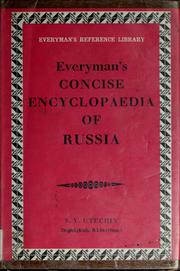 Cover of: Everyman's concise encyclopaedia of Russia.