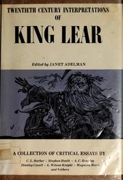 Cover of: Twentieth century interpretations of King Lear