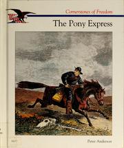 Cover of: The Pony Express by Anderson, Peter
