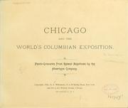 Cover of: Chicago and the World's Columbian exposition