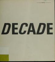 Cover of: Decade, Los Angeles painting in the seventies.