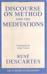 Cover of: Discourse on Method and the Meditations (Great Books in Philosophy)