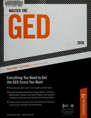 Cover of: Peterson's Master the GED, 2010 by Ronald M. Kaprov