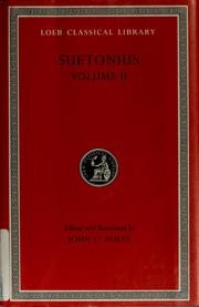 Cover of: Suetonius by Suetonius
