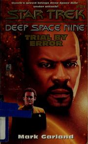 Cover of: Trial By Error: Star Trek: Deep Space Nine #21