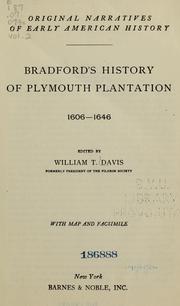 Cover of Of Plymouth plantation