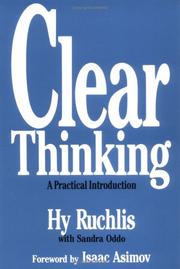 Clear thinking by Hyman Ruchlis