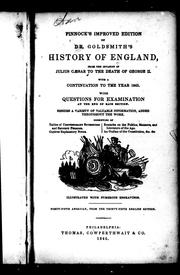 Cover of: Pinnock's improved edition of Dr. Goldsmith's history of England by Oliver Goldsmith