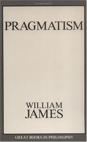 Cover of: Pragmatism (Great Books in Philosophy) by William James