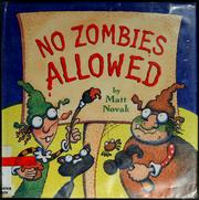 Cover of: No zombies allowed