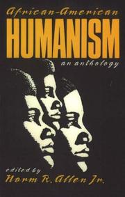 Cover of: African American Humanism