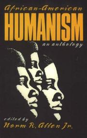 Cover of: African-American humanism: an anthology