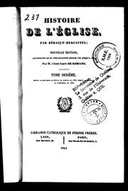 Cover of: Histoire de l'église