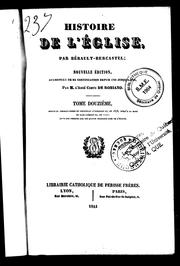 Cover of: Histoire de l'église