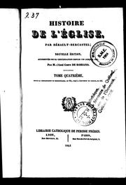 Cover of: Histoire de l'église